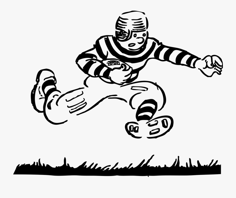 Flag Football Clipart - Vintage Football Clip Art, Transparent Clipart