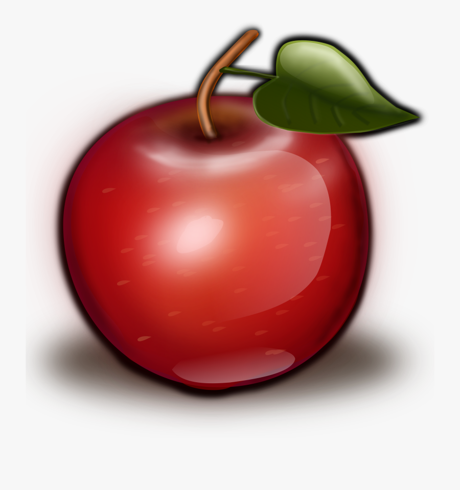 Transparent Apple Fruit Clipart - Apple With Transparent Background, Transparent Clipart