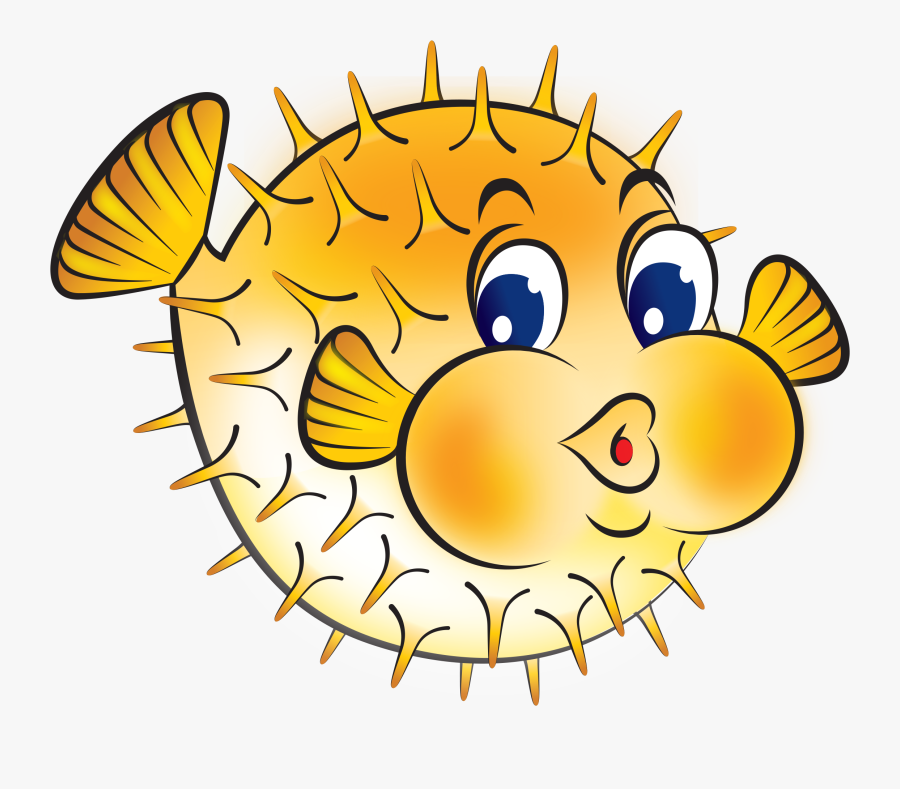 Fish Clip Art Vector Free Clipart Images - Clip Art Puffer Fish, Transparent Clipart