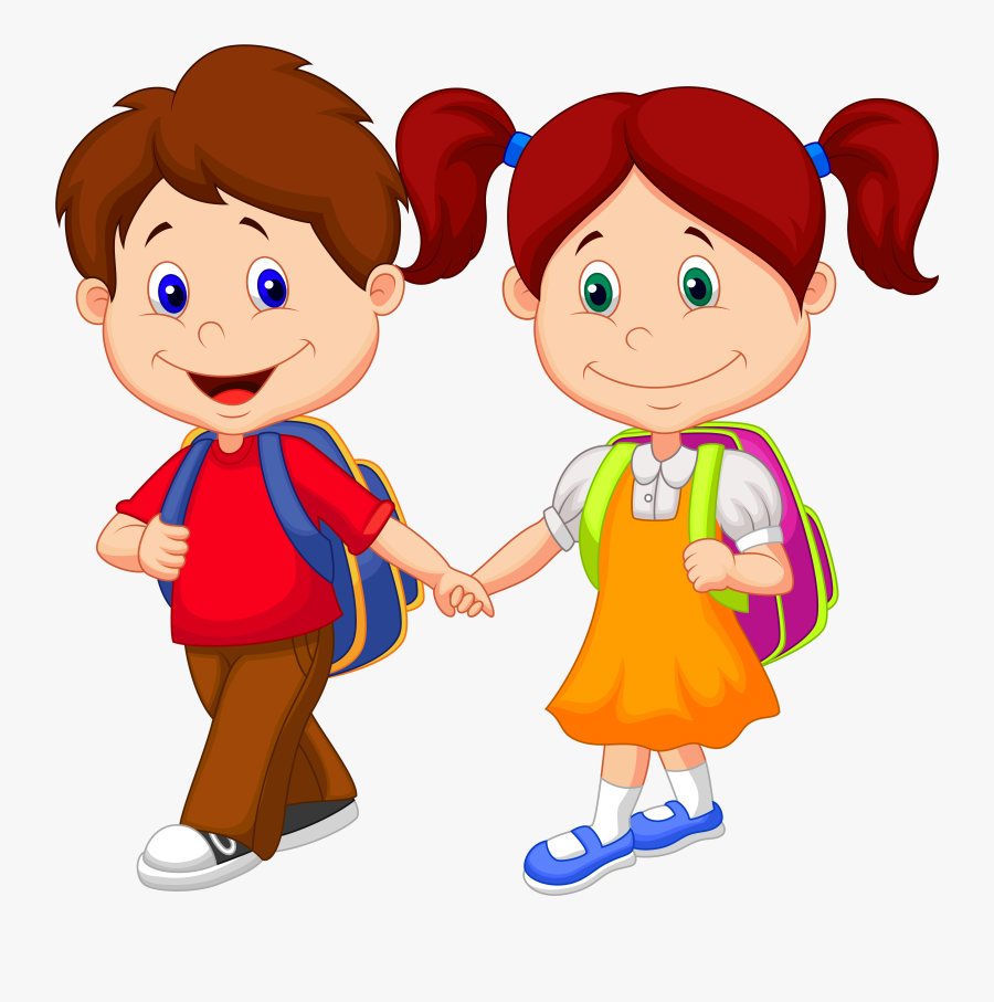 Kids Going To School Clipart School Children Clipart Png Free