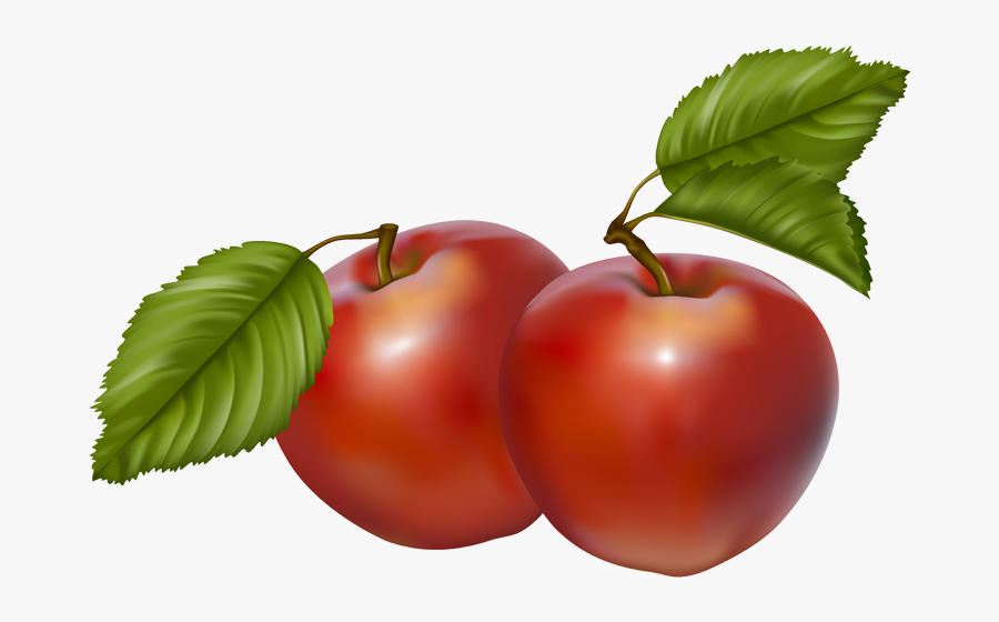 Apple Clipart Vector Clip - 2 Apples Clipart, Transparent Clipart