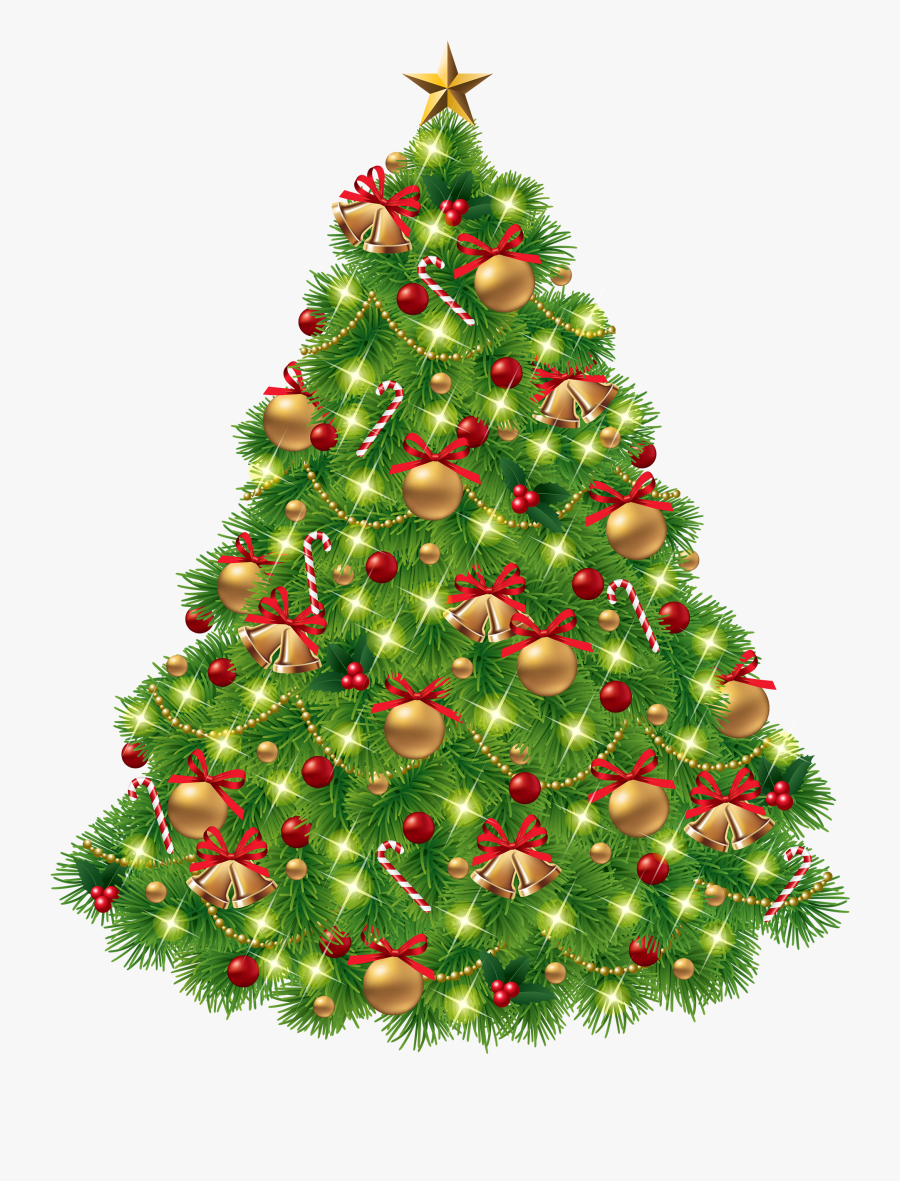 Christmas Tree Png Clipart - Christmas Tree With Bells, Transparent Clipart