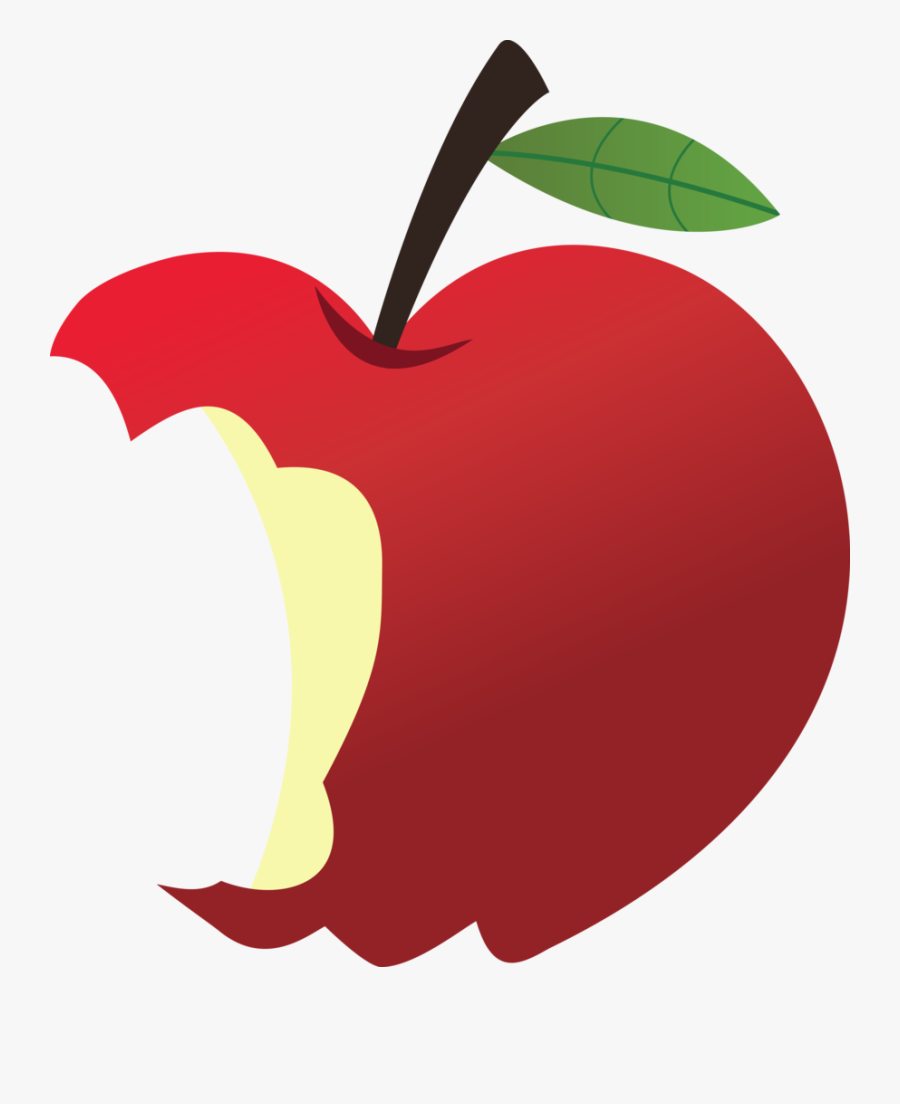 Apple - Clipart - Bitten Apple Clip Art, Transparent Clipart