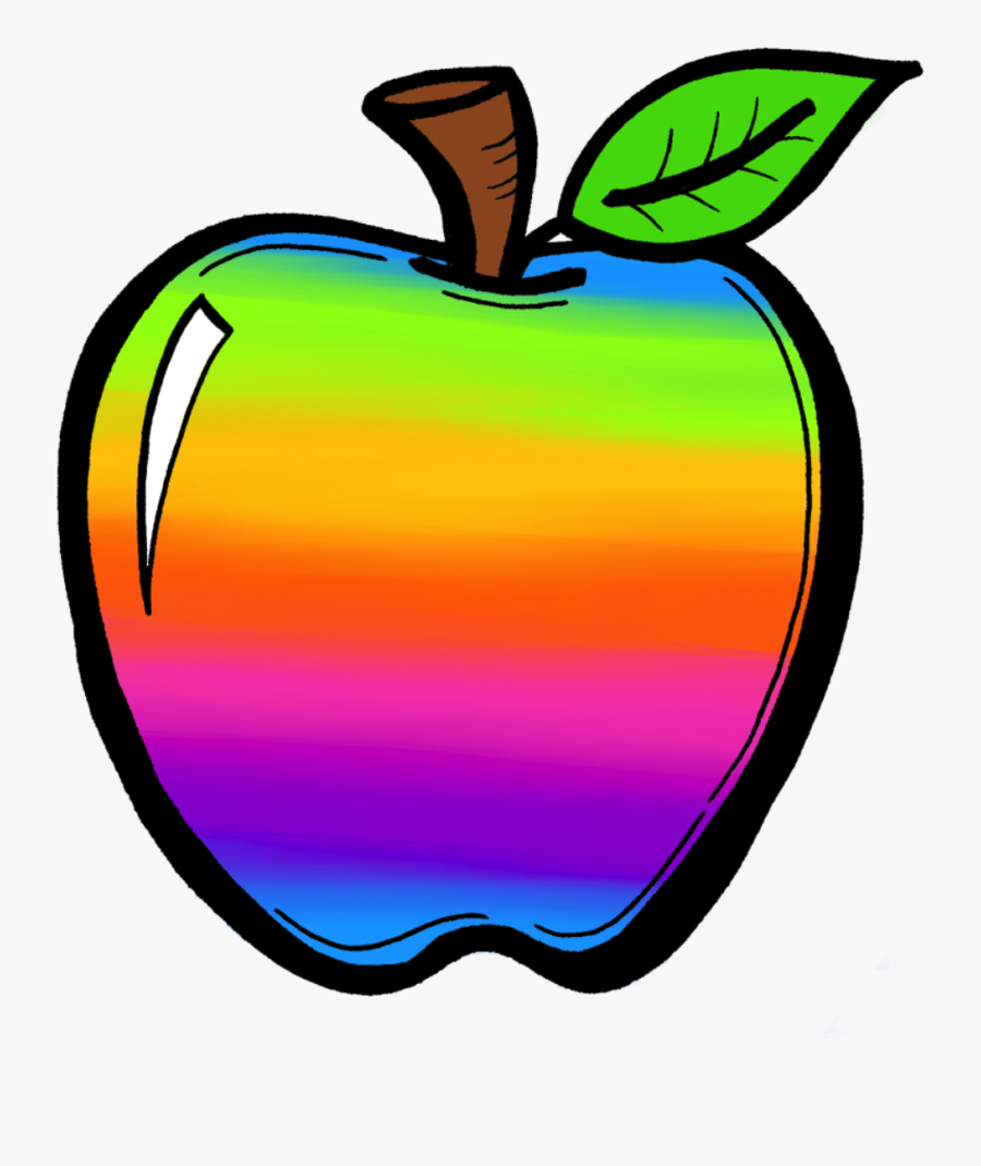 Teacher Apple Clipart - Transparent Background Apple Clipart, Transparent Clipart