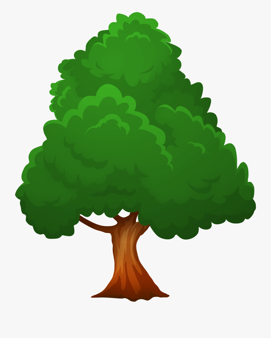 Big Green Tree Png Clip Art, Transparent Clipart