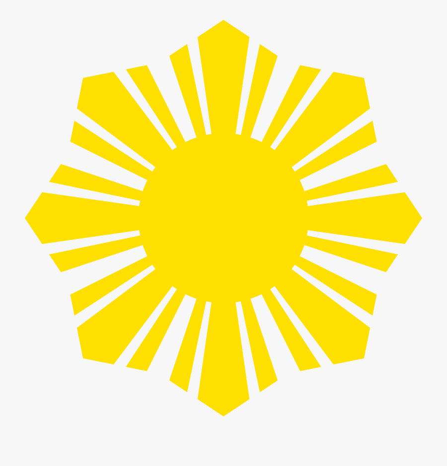 Sun Clipart Philippine - Philippine Flag Sun Rays, Transparent Clipart