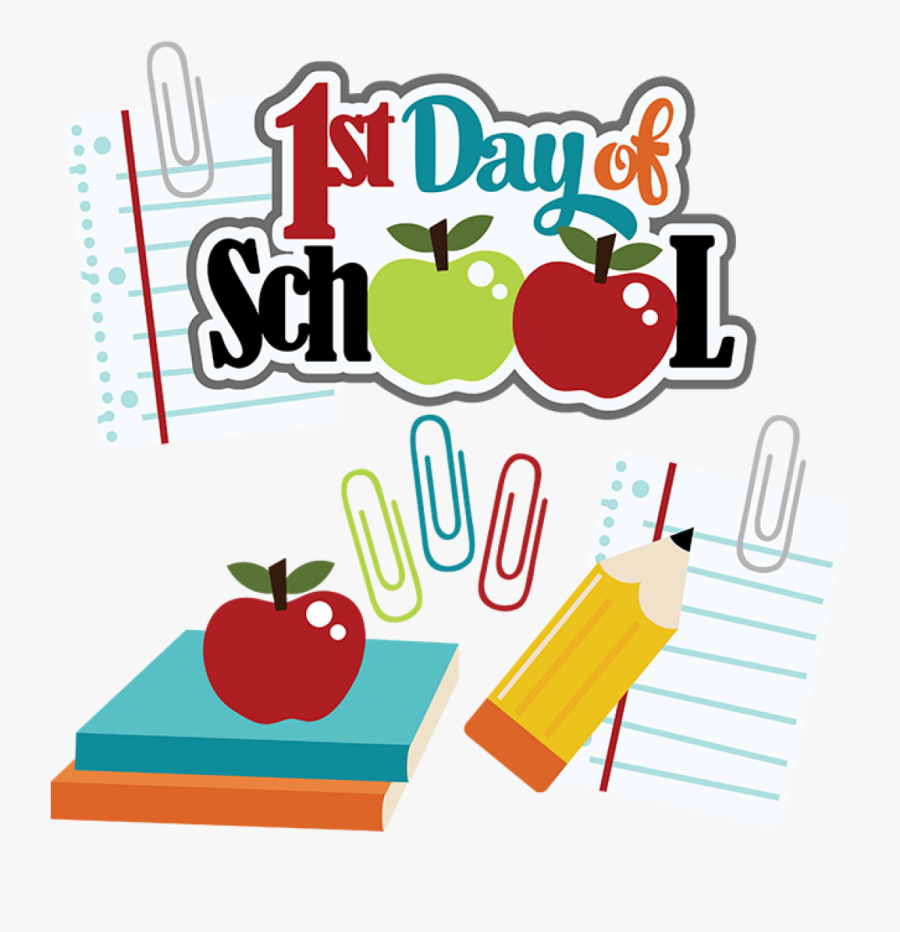Cute School Clip Art Clipart Panda Free Clipart Images - First Day Of School Artwork, Transparent Clipart