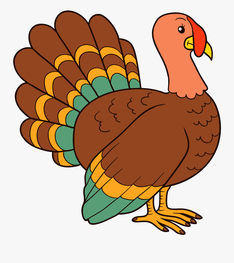 Turkey Playing Football Clipart - Turkey Clip Art, Transparent Clipart