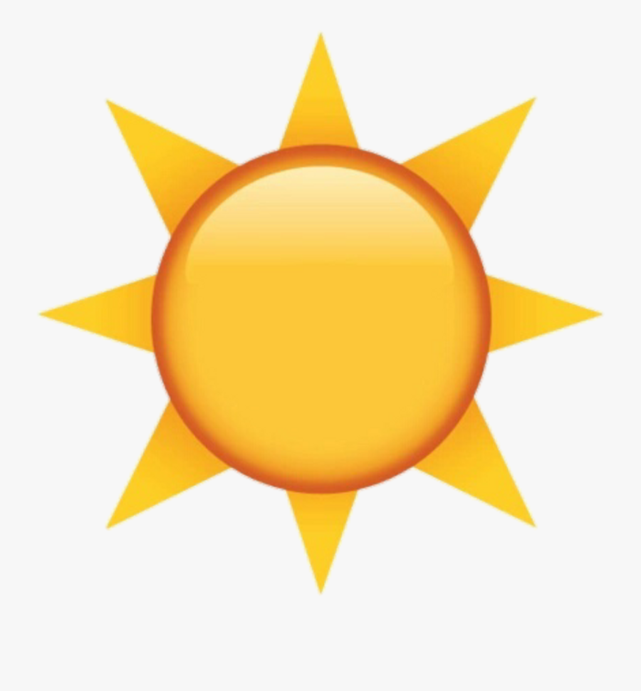 Emoji Sticker By Venus Transparent Background - Iphone Sun Emoji Png, Transparent Clipart