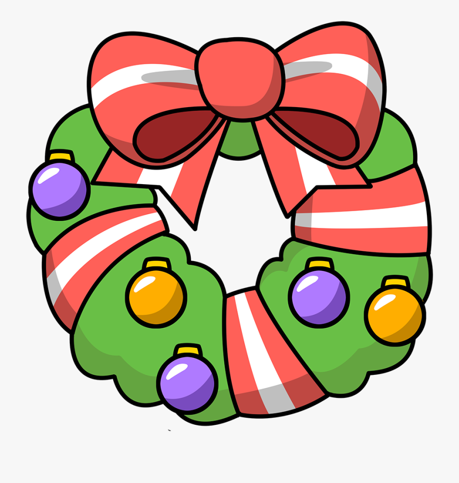 Thanksgiving Clip Art Border School Clipart Clipartsco - Christmas Wreath Cartoon Png, Transparent Clipart