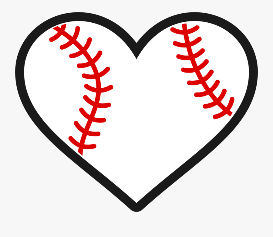 Clip Art Stitching Royalty Free Library - Baseball Heart Svg Free, Transparent Clipart