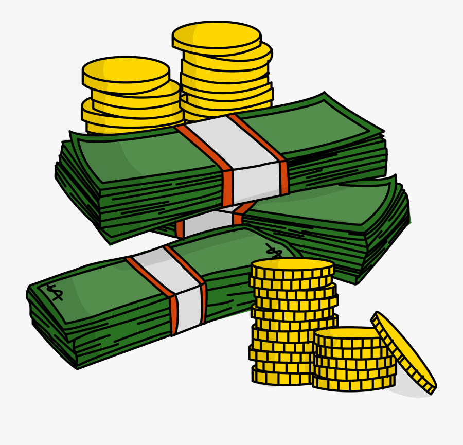 Clip Art Money Clip Art Free - Stacks Of Money Clipart, Transparent Clipart