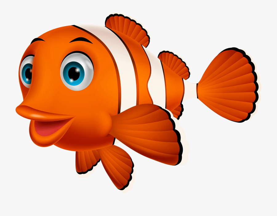 Transparent Fish Clip Art - Clown Fish Clipart Png, Transparent Clipart