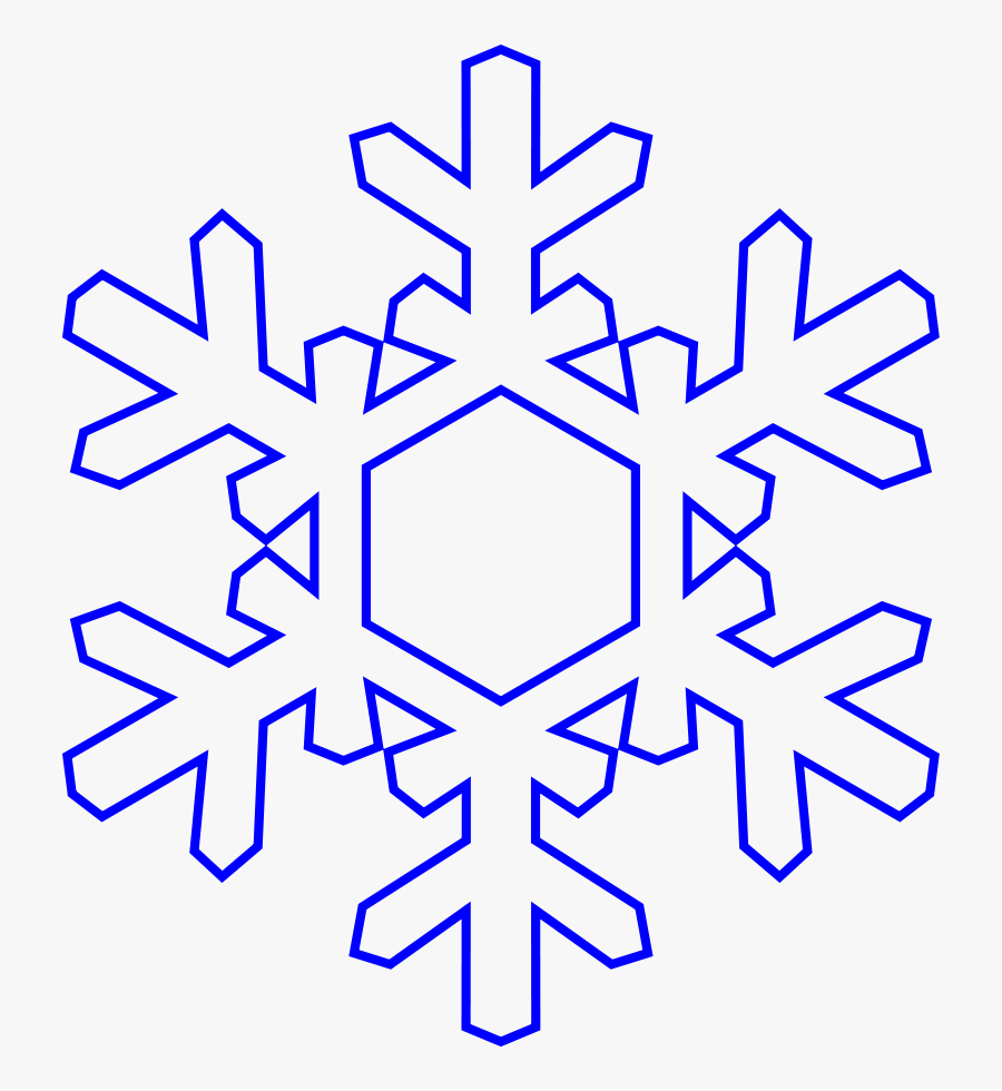 Snowflake Clip Art Image - Clipart Snowflake, Transparent Clipart