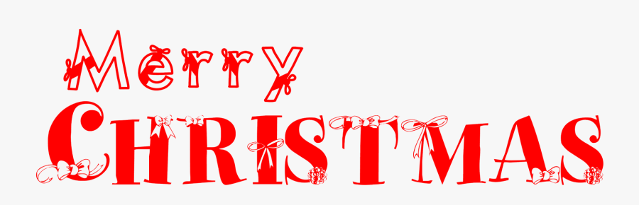 Merry Christmas Clipart To Download Free - Merry Christmas Transparent Letters, Transparent Clipart
