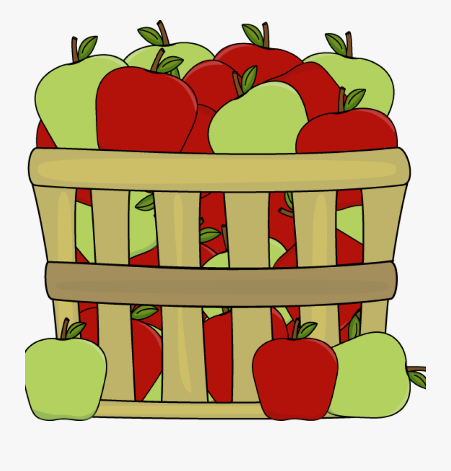 Apple Clip Art - Apple Basket Clipart, Transparent Clipart
