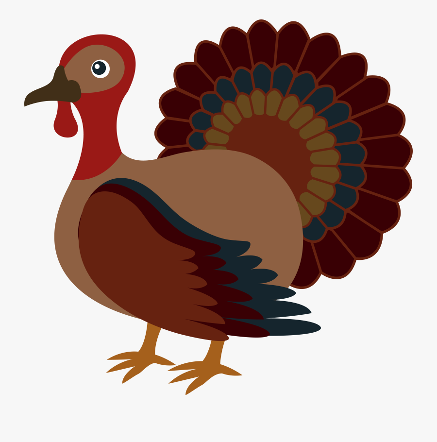 Cute Thanksgiving Turkey Free Clip Art Png - Clipart Thanksgiving Turkey, Transparent Clipart