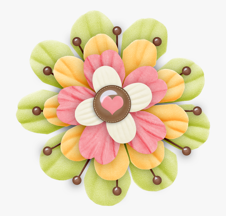 Flower Embellishments Clipart, Transparent Clipart