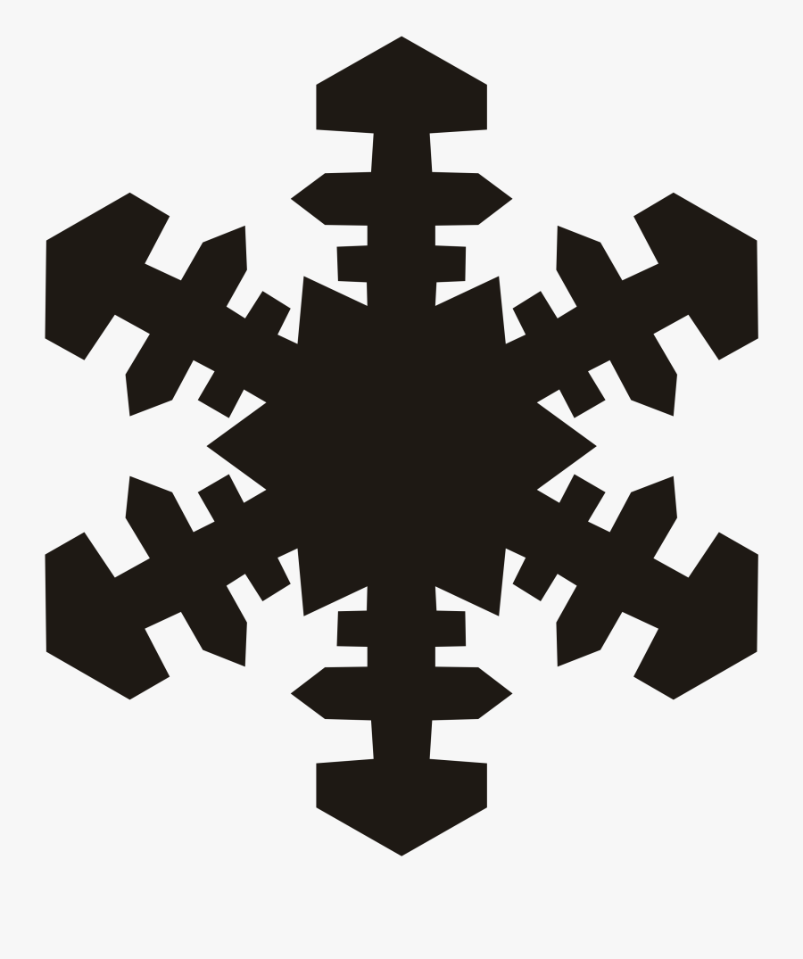 Black - Snowflake - Clipart - Black Snowflake Clip Art, Transparent Clipart
