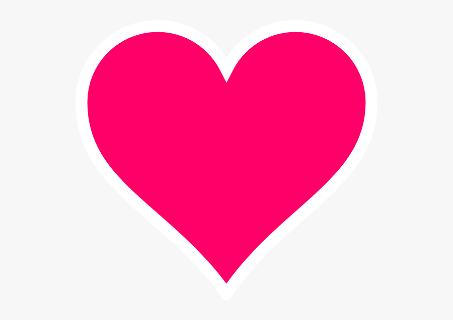 Hot - Pink - Heart - Clipart - Heart Clipart Png, Transparent Clipart