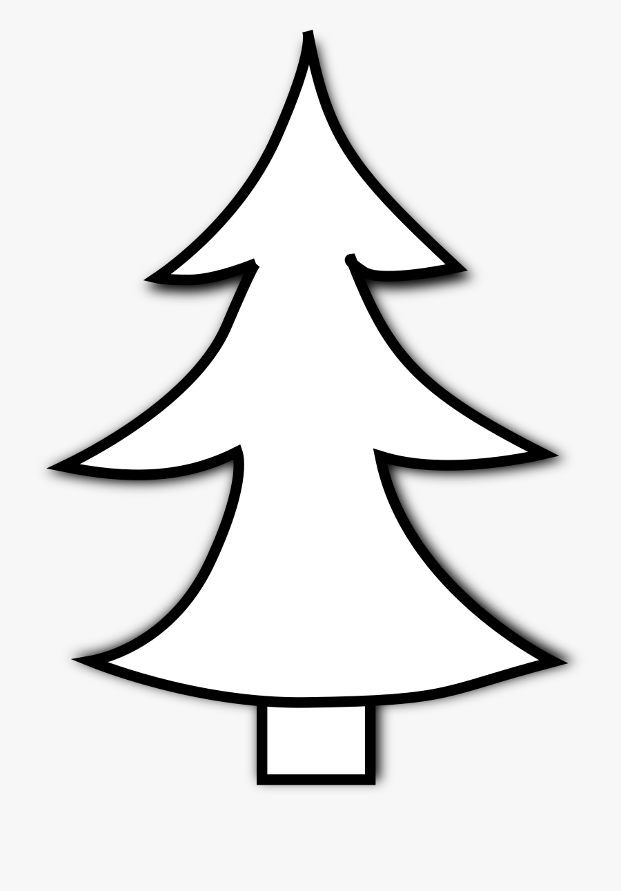 Christmas Tree Black And White Free Black And White - Clipart Images Black And White Tree, Transparent Clipart