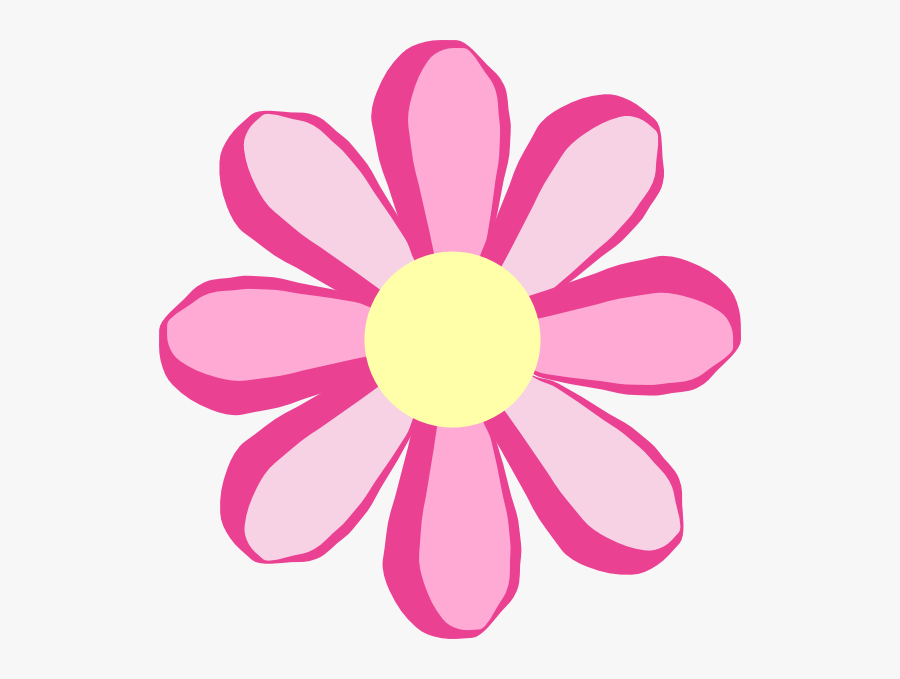 Flower Clipart Pretty - Cute Pink Flower Clipart, Transparent Clipart