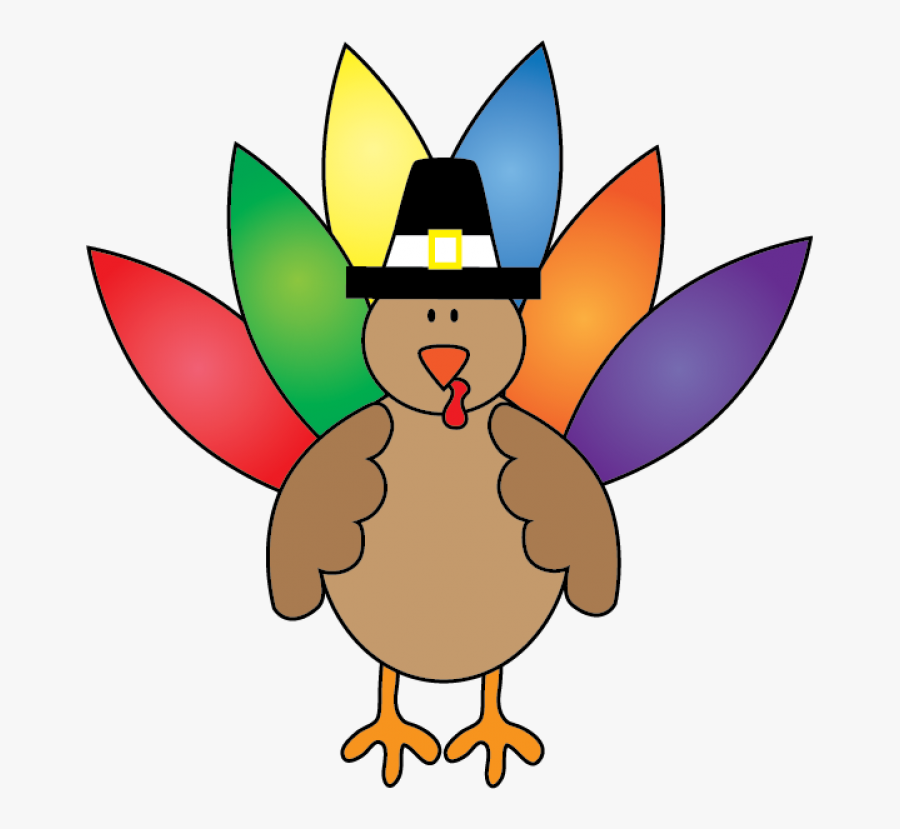 Free Turkey Clip Art - Turkey With Feathers Clip Art, Transparent Clipart