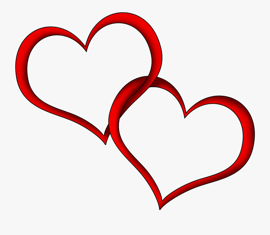 Heart Clipart Heart Graphics Heart Image The Printable - Double Heart Outline Png, Transparent Clipart