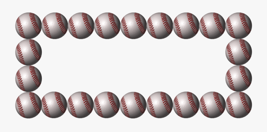 Clip Art Borders Backgrounds - Baseball Borders, Transparent Clipart