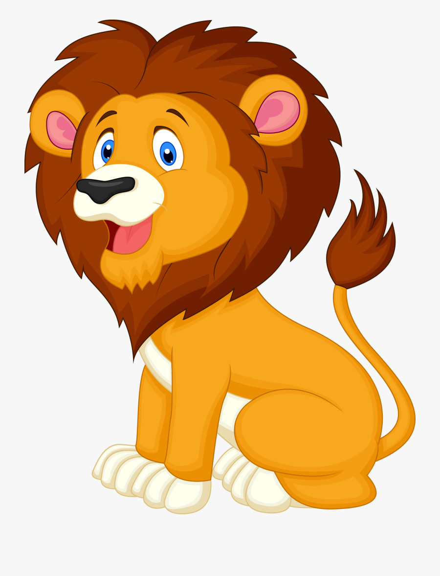 Lion Clipart For Download Free - Transparent Background Lion Cartoon Png, Transparent Clipart