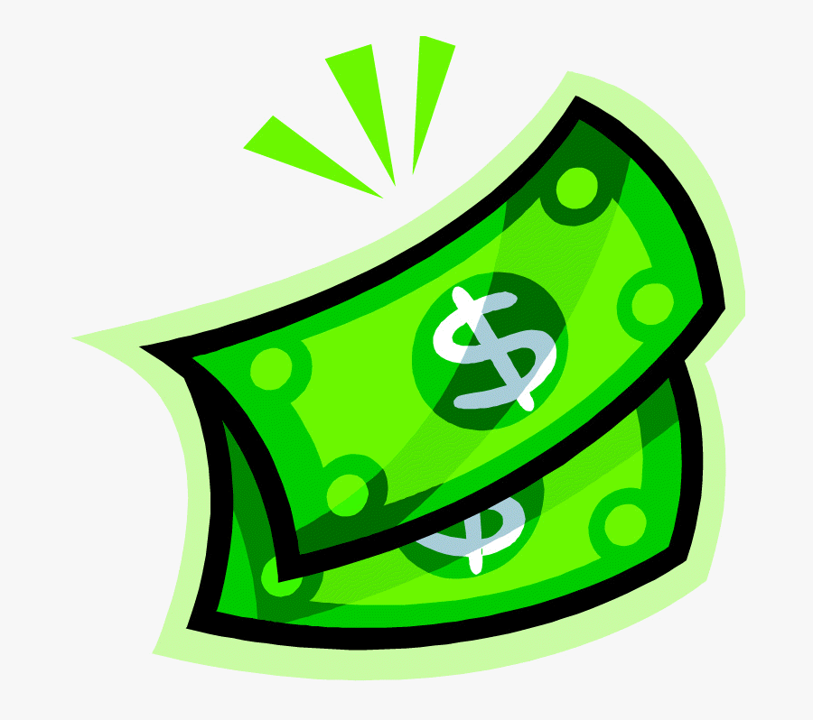 Cash Money Clipart Free Best On Transparent Png - Clip Art Dollar Bills, Transparent Clipart