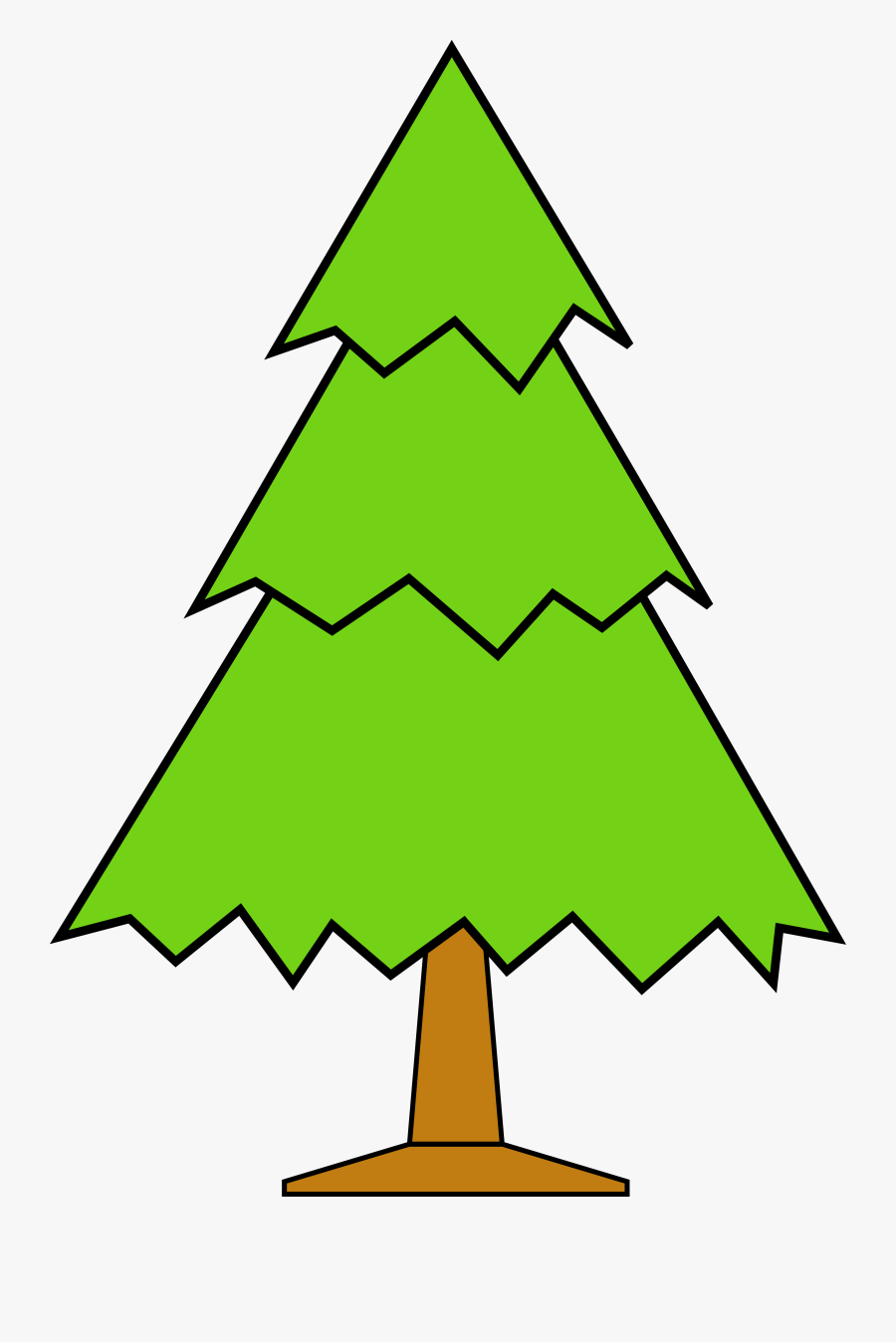 Christmas Tree Clip Art - Green Christmas Tree Clipart, Transparent Clipart