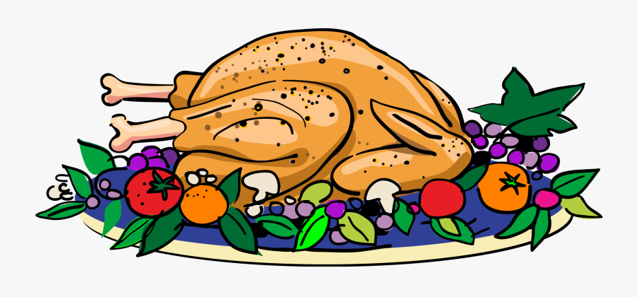 Cooked Turkey Clipart Free Images - Thanksgiving Turkey Dinner Clipart, Transparent Clipart