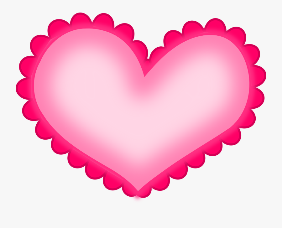 Light - Pink - Heart - Clipart - Pink Valentine Heart Clipart, Transparent Clipart