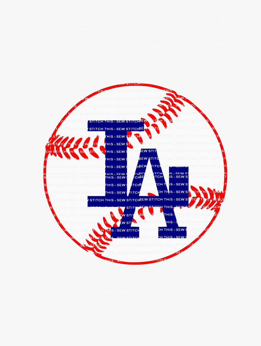 Dodgers Baseball Clipart La Free On Transparent Png - Vector Baseball