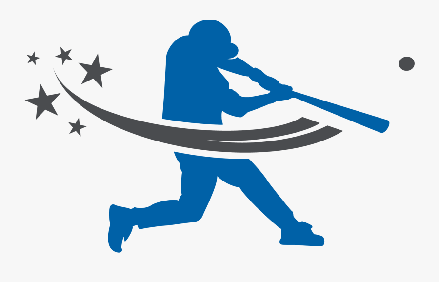 Baseball Silhouette Batting Clip Art - Transparent Background Baseball Player Clip Art, Transparent Clipart