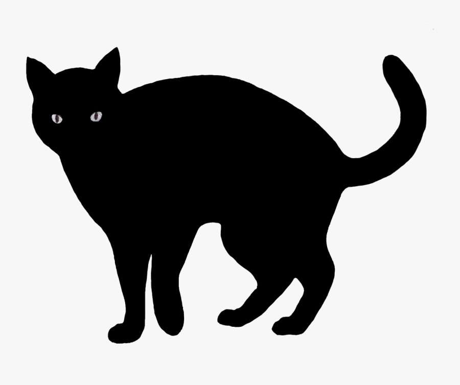 Cat Clip Art Silhouette - Black Cat Clipart Png, Transparent Clipart