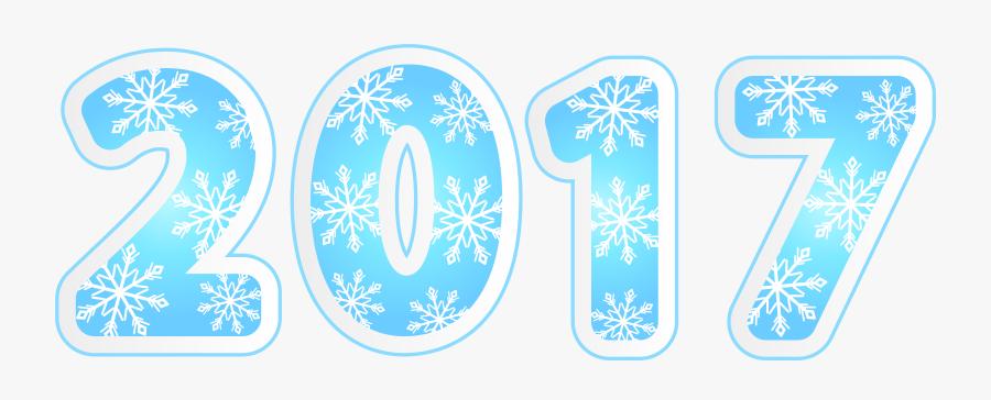 Snowflake Clipart Tag - Christmas 2017 Blue Clipart, Transparent Clipart