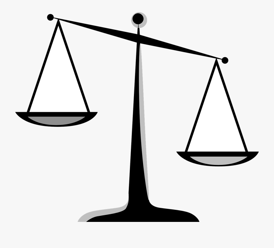 Man Stepping Off Transparent Clipart - Justice Scale, Transparent Clipart