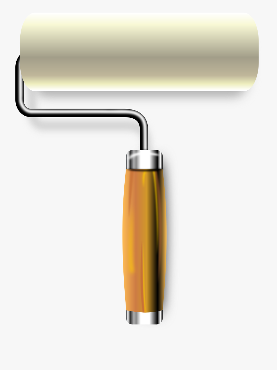 Paint Roller, Painting, Paint, Painter, Tool - Paint Roller Brush Png, Transparent Clipart