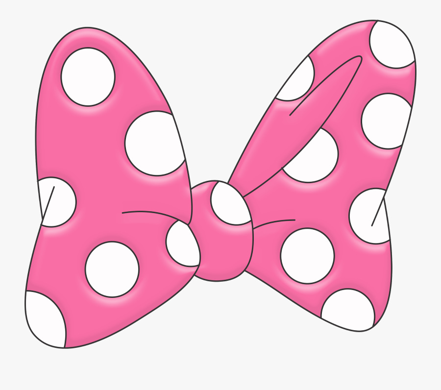 Transparent Minnie Mouse Bow Png - Bow Minnie Mouse Png , Free