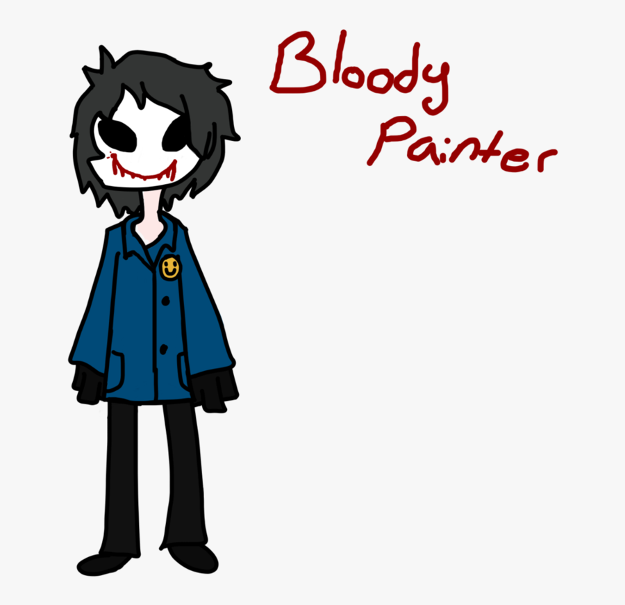 Bloody Painter By Owlcitylover43 - Cartoon, Transparent Clipart