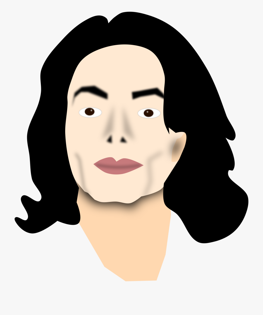 Svg Freeuse Stock Clipart Michael Jackson Big - Michael Jackson Face Png, Transparent Clipart