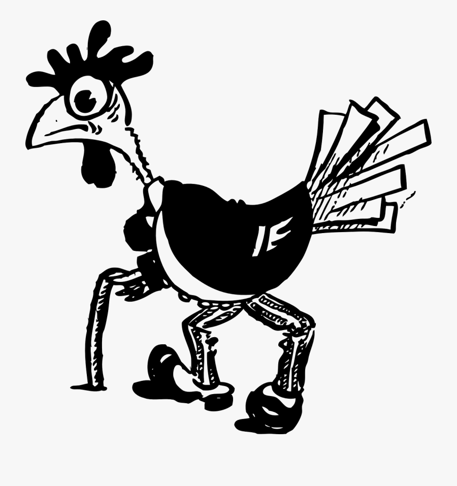 Old Bird - Hip Replacement Funny, Transparent Clipart