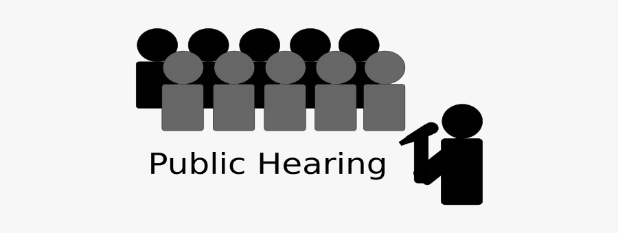 Hearings Clipart - Public Hearing, Transparent Clipart