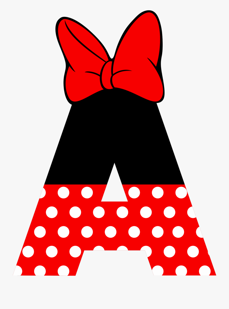 Collection Of Free Bowtie Drawing Minnie Mouse Download - Minnie Mouse Letter, Transparent Clipart