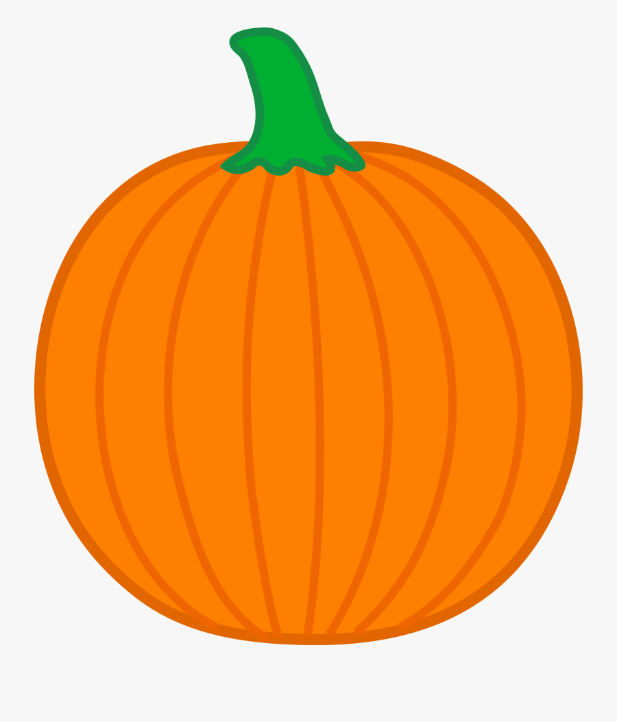 The Budget Slp - Clip Art Round Pumpkin, Transparent Clipart