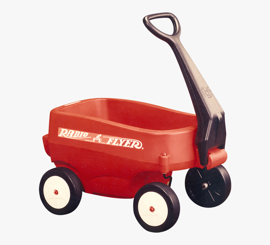 Our First Plastic Wagon - Small Plastic Radio Flyer Wagon, Transparent Clipart