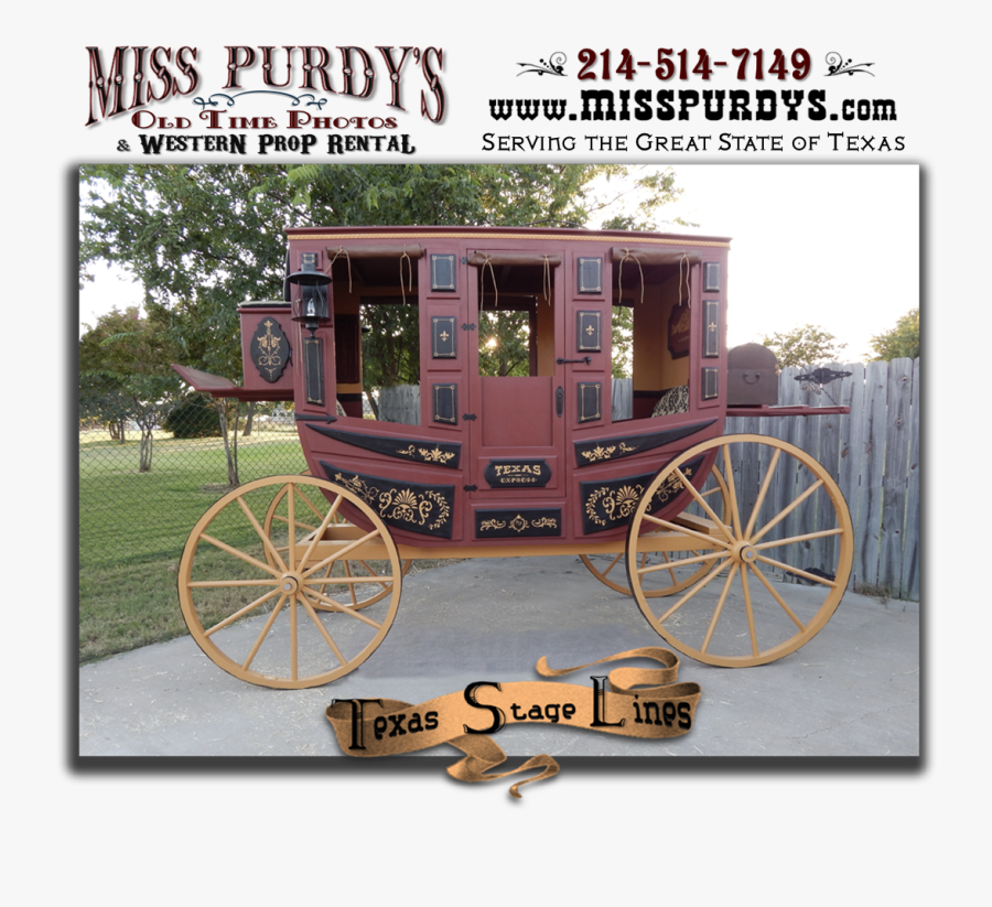 Stagecoach & Wagons For Rent In Texas - Wagon, Transparent Clipart