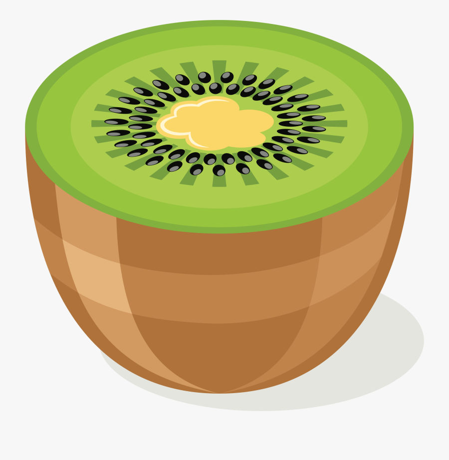 Kiwi,food,flowerpot - Kiwi Clipart Png, Transparent Clipart